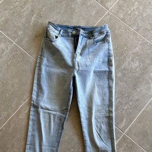 Sky Blue Skinny Jeans for Women